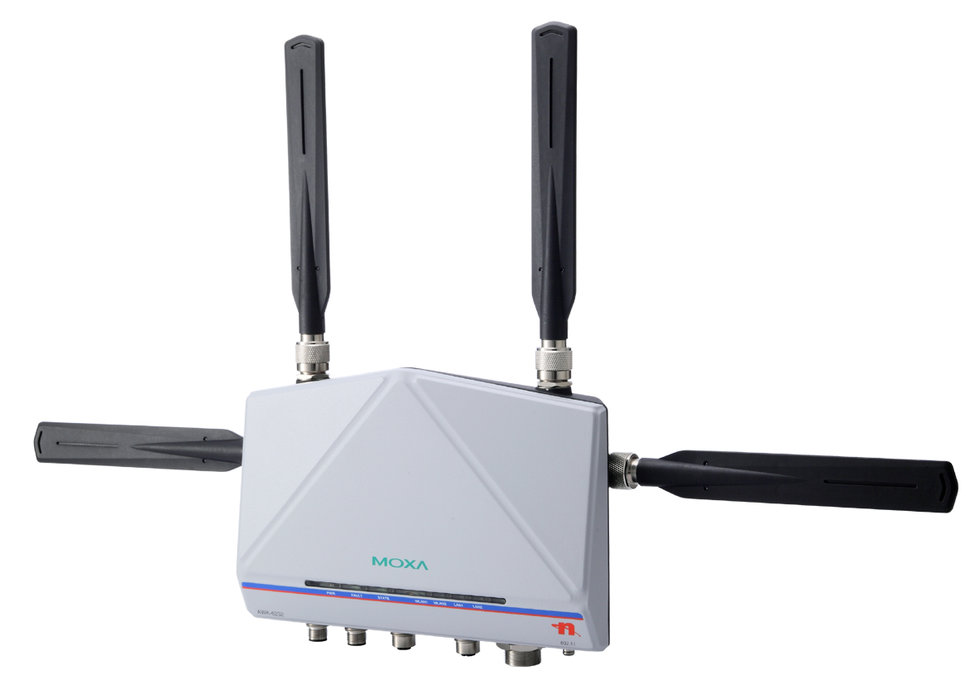 Industrial IEEE 802.11a/b/g/n dual RF wireless access point for rolling stock and outdoor applications